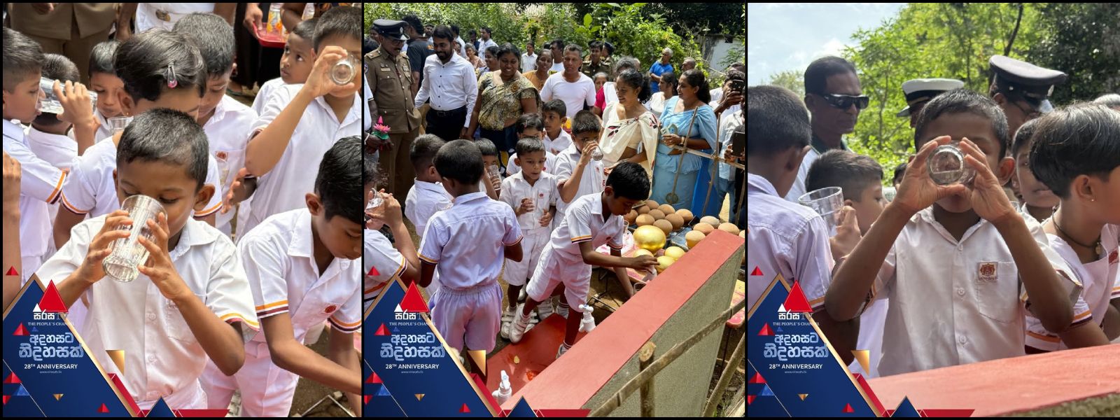 Sirasa's 28th Anniv. Delivers Clean Water and Hope